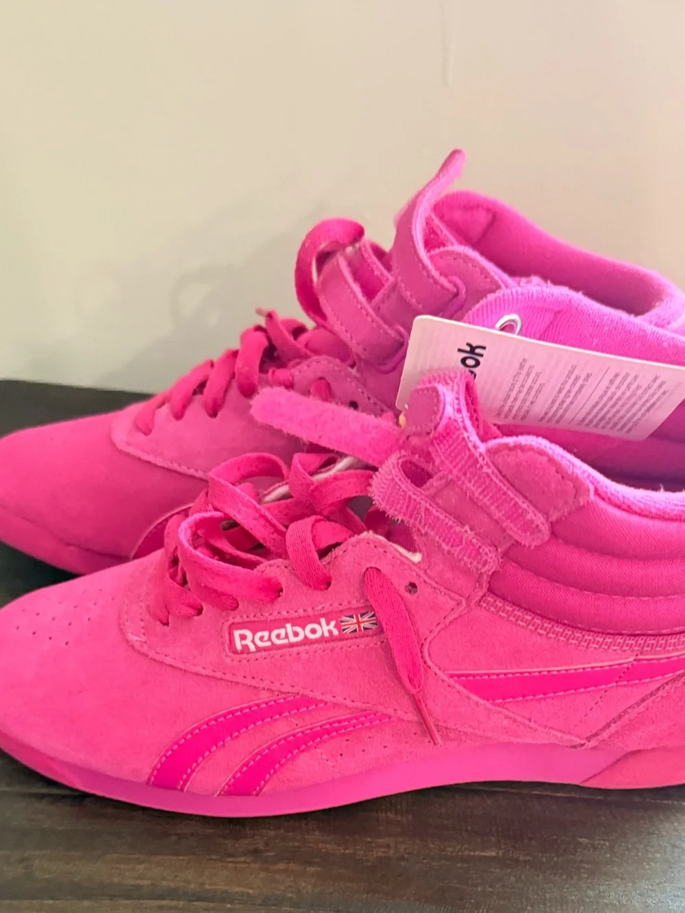 REEBOK Pink Classic High Tops -NWT